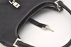 Authentic GUCCI Jackie Hand Tote Bag Purse GG Canvas Leather 0011068 Black 3920J