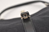 Authentic GUCCI Jackie Hand Tote Bag Purse GG Canvas Leather 0011068 Black 3920J