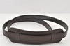 Authentic Louis Vuitton Leather Shoulder Strap Brown 52.8" LV 3920K