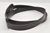 Authentic Louis Vuitton Leather Shoulder Strap Brown 52.8" LV 3920K