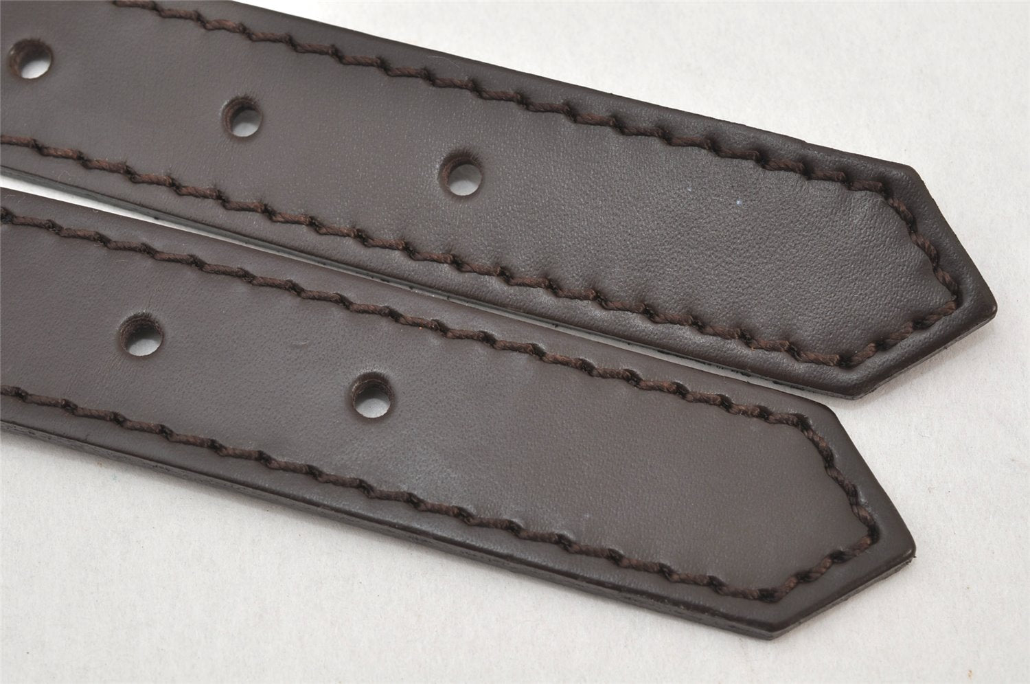 Authentic Louis Vuitton Leather Shoulder Strap Brown 52.8