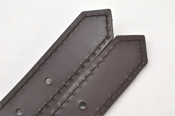 Authentic Louis Vuitton Leather Shoulder Strap Brown 52.8" LV 3920K