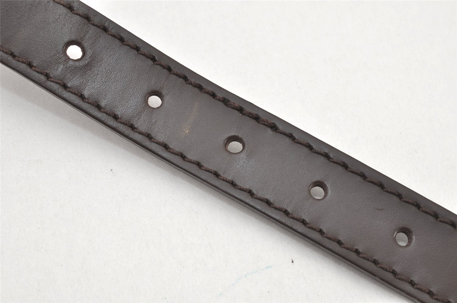 Authentic Louis Vuitton Leather Shoulder Strap Brown 52.8