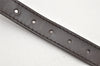 Authentic Louis Vuitton Leather Shoulder Strap Brown 52.8" LV 3920K