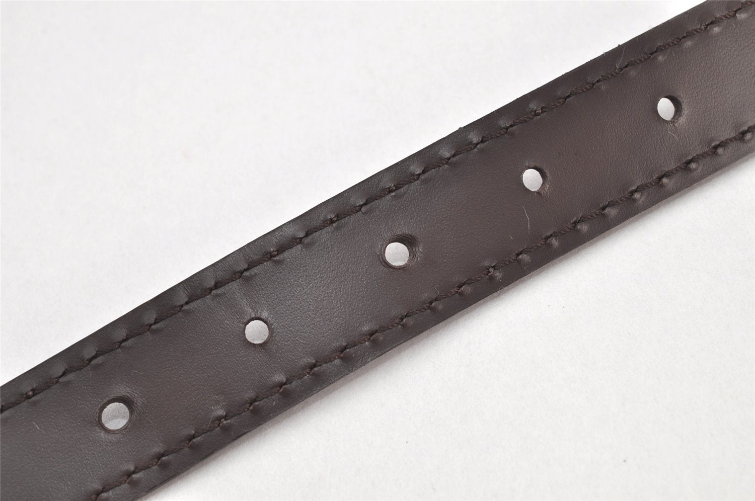 Authentic Louis Vuitton Leather Shoulder Strap Brown 52.8