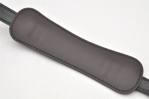 Authentic Louis Vuitton Leather Shoulder Strap Brown 52.8" LV 3920K