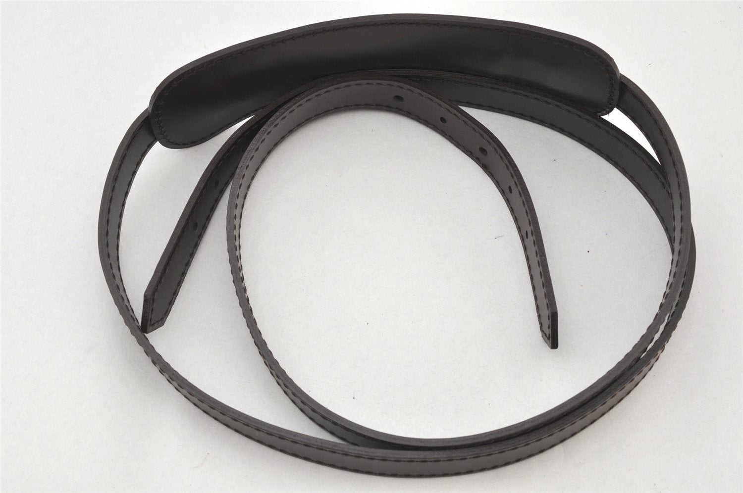 Authentic Louis Vuitton Leather Shoulder Strap Brown 52.8