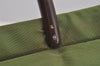 Authentic PRADA Vintage Nylon Tessuto Plastic Hand Tote Bag Purse Green 3921J
