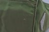 Authentic PRADA Vintage Nylon Tessuto Plastic Hand Tote Bag Purse Green 3921J