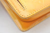 Auth Louis Vuitton Monogram Vernis Mott Shoulder Hand Bag Yellow M91059 LV 3921K