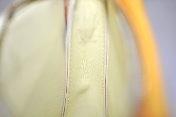 Auth Louis Vuitton Monogram Vernis Mott Shoulder Hand Bag Yellow M91059 LV 3921K