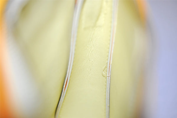 Auth Louis Vuitton Monogram Vernis Mott Shoulder Hand Bag Yellow M91059 LV 3921K