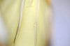Auth Louis Vuitton Monogram Vernis Mott Shoulder Hand Bag Yellow M91059 LV 3921K
