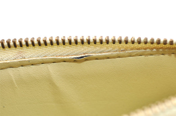 Auth Louis Vuitton Monogram Vernis Mott Shoulder Hand Bag Yellow M91059 LV 3921K