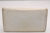 Authentic CHANEL Camellia Calf Skin CC Logo Long Wallet Purse White 3922J