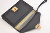 Authentic Louis Vuitton Epi Sellier Dragonne Clutch Bag Black M52612 LV 3922K