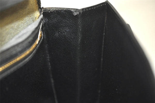 Authentic Louis Vuitton Epi Sellier Dragonne Clutch Bag Black M52612 LV 3922K