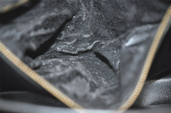 Authentic Louis Vuitton Epi Sellier Dragonne Clutch Bag Black M52612 LV 3922K