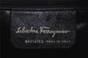 Authentic Salvatore Ferragamo Vara Shoulder Cross Body Bag Leather Brown 3924I