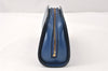 Authentic Louis Vuitton Epi Dauphine Cosmetic Pouch Blue M48445 LV 3924K