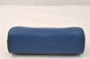Authentic Louis Vuitton Epi Dauphine Cosmetic Pouch Blue M48445 LV 3924K