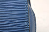 Authentic Louis Vuitton Epi Dauphine Cosmetic Pouch Blue M48445 LV 3924K