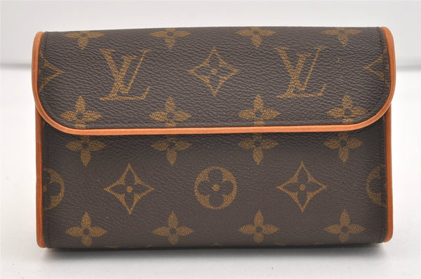 Auth Louis Vuitton Monogram Pochette Florentine Pouch Waist Bag M51855 LV 3926J