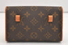 Auth Louis Vuitton Monogram Pochette Florentine Pouch Waist Bag M51855 LV 3926J