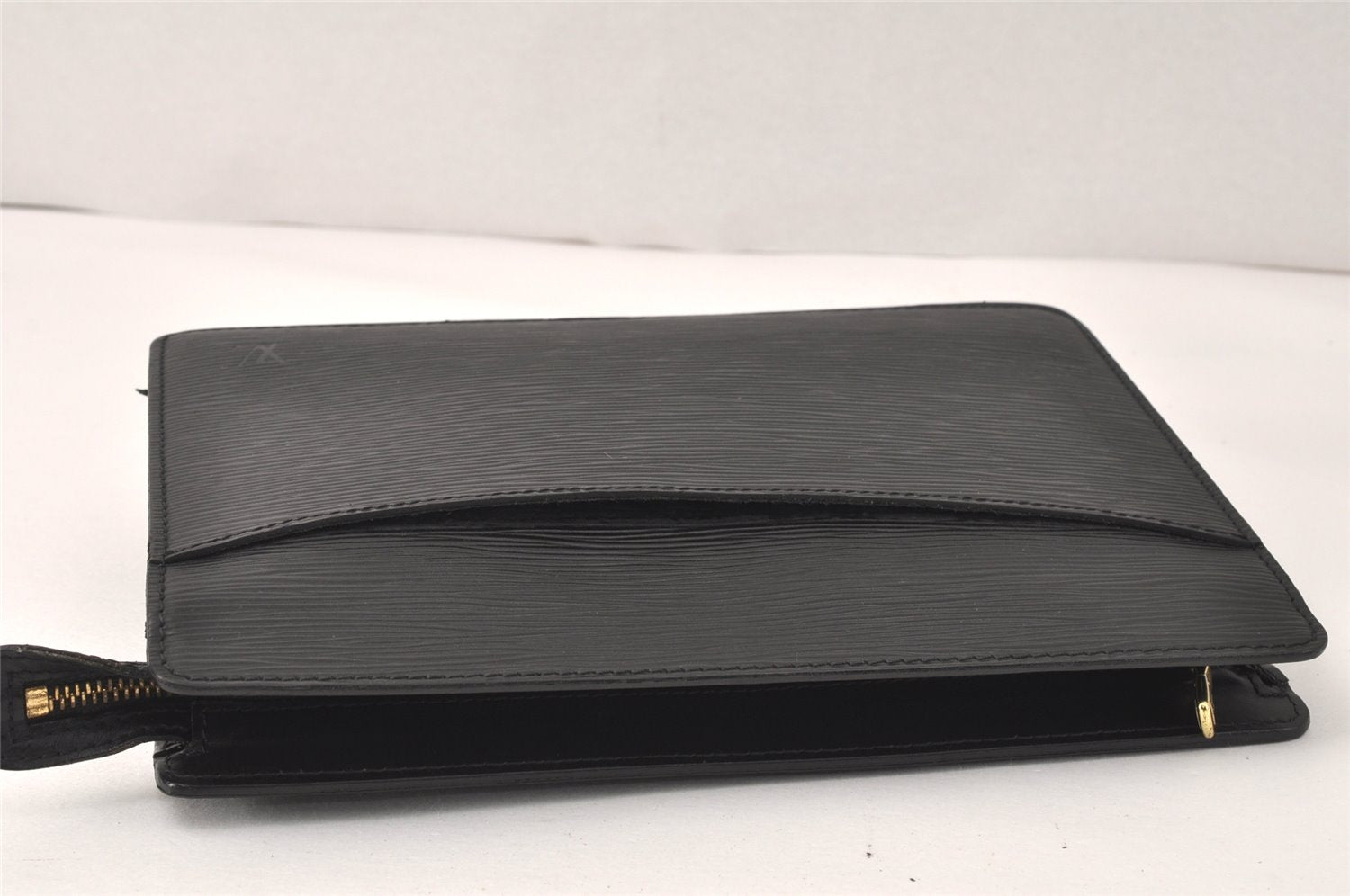 Authentic Louis Vuitton Epi Pochette Homme Clutch Bag Black M52522 Junk 3926K