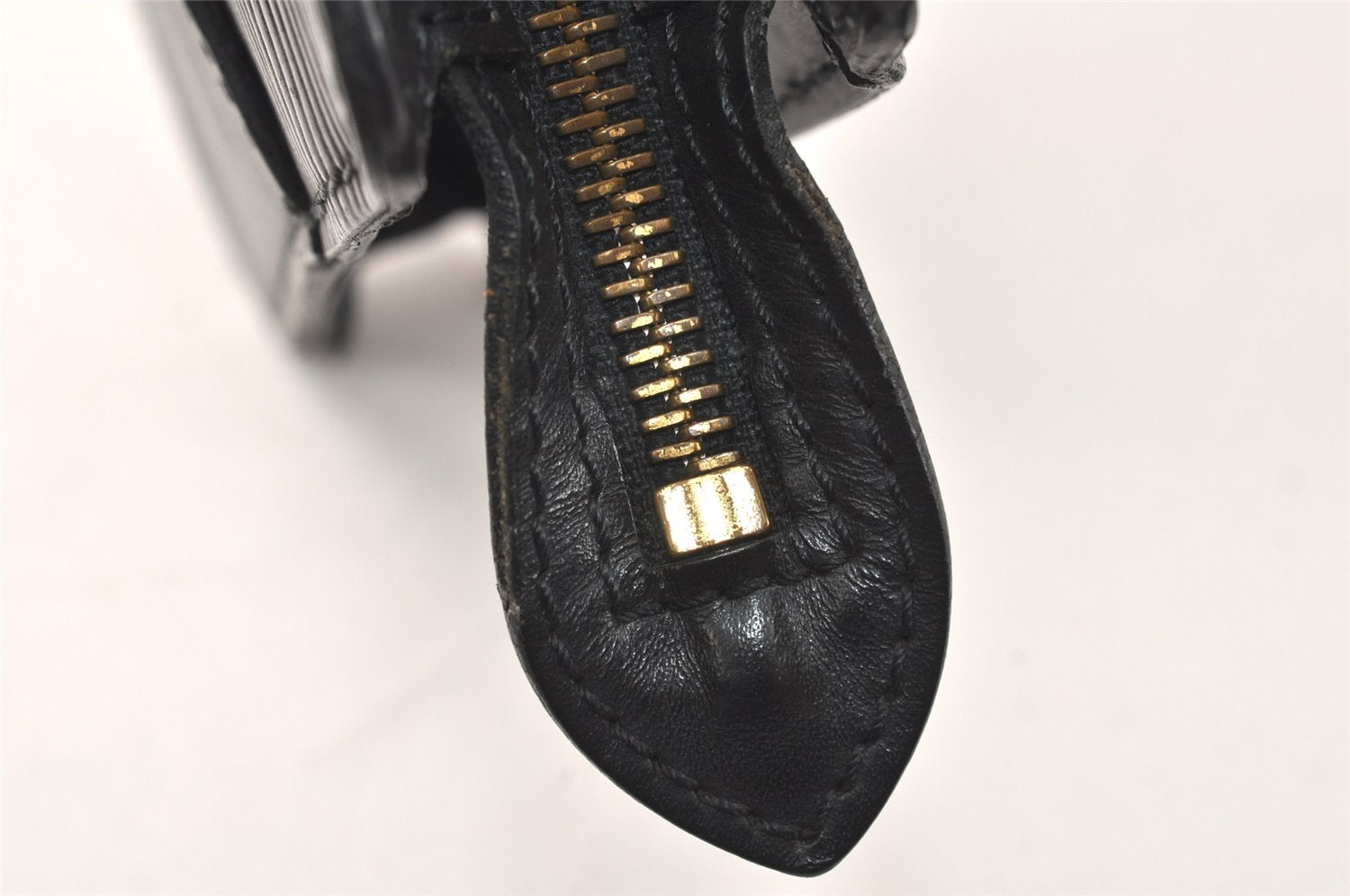 Authentic Louis Vuitton Epi Pochette Homme Clutch Bag Black M52522 Junk 3926K