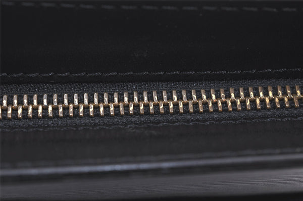 Authentic Louis Vuitton Epi Pochette Homme Clutch Bag Black M52522 Junk 3926K