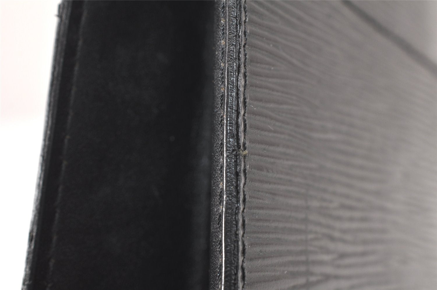 Authentic Louis Vuitton Epi Pochette Homme Clutch Bag Black M52522 Junk 3926K