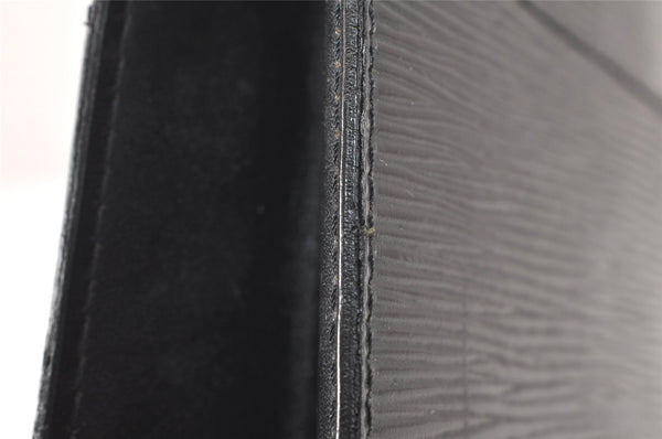 Authentic Louis Vuitton Epi Pochette Homme Clutch Bag Black M52522 Junk 3926K