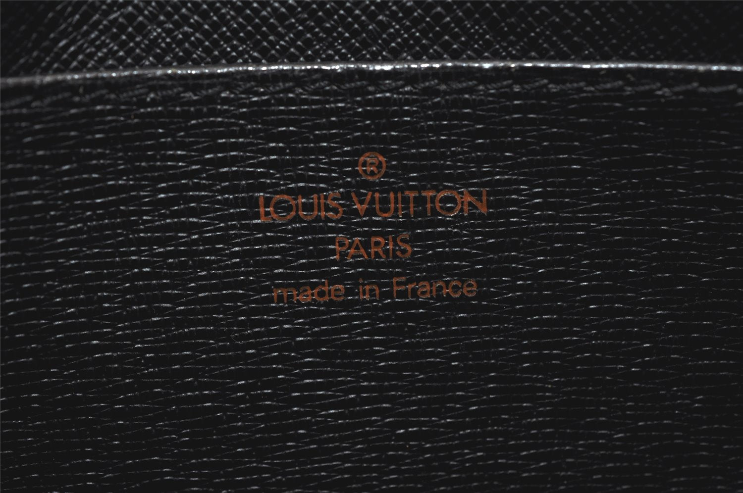 Authentic Louis Vuitton Epi Pochette Homme Clutch Bag Black M52522 Junk 3926K