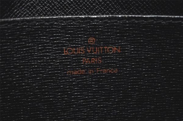 Authentic Louis Vuitton Epi Pochette Homme Clutch Bag Black M52522 Junk 3926K