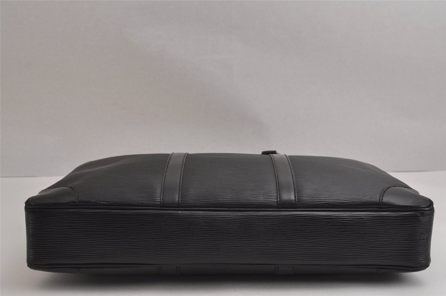 Authentic Louis Vuitton Epi Porte Documents Voyage Briefcase M59162 Black 3927J