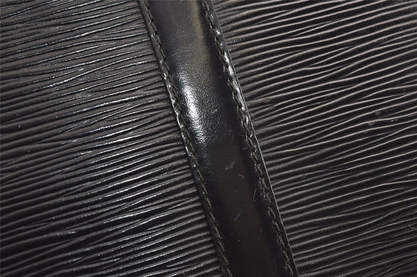 Authentic Louis Vuitton Epi Porte Documents Voyage Briefcase M59162 Black 3927J