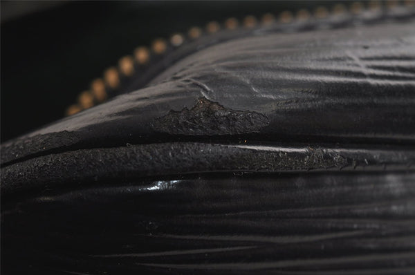 Authentic Louis Vuitton Epi Porte Documents Voyage Briefcase M59162 Black 3927J