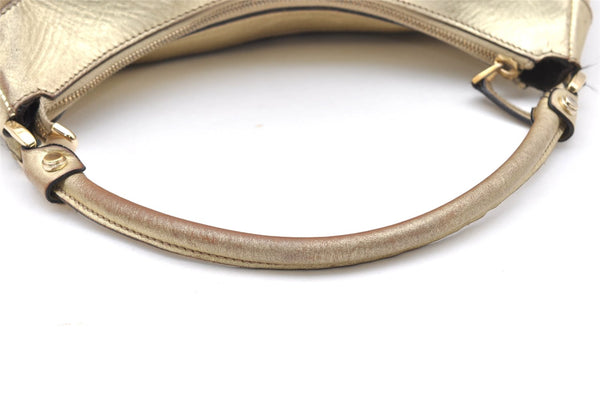 Authentic GUCCI Abbey Shoulder Hand Bag GG Canvas Leather 189833 Beige 3927K