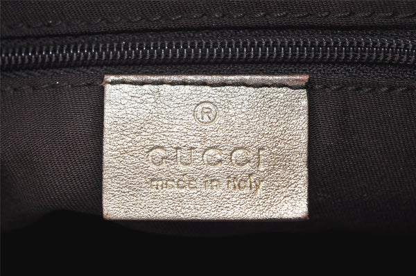 Authentic GUCCI Abbey Shoulder Hand Bag GG Canvas Leather 189833 Beige 3927K