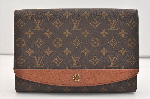 Authentic Louis Vuitton Vintage Monogram Bordeaux Clutch Bag M51797 LV 3929J