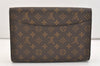 Authentic Louis Vuitton Vintage Monogram Bordeaux Clutch Bag M51797 LV 3929J