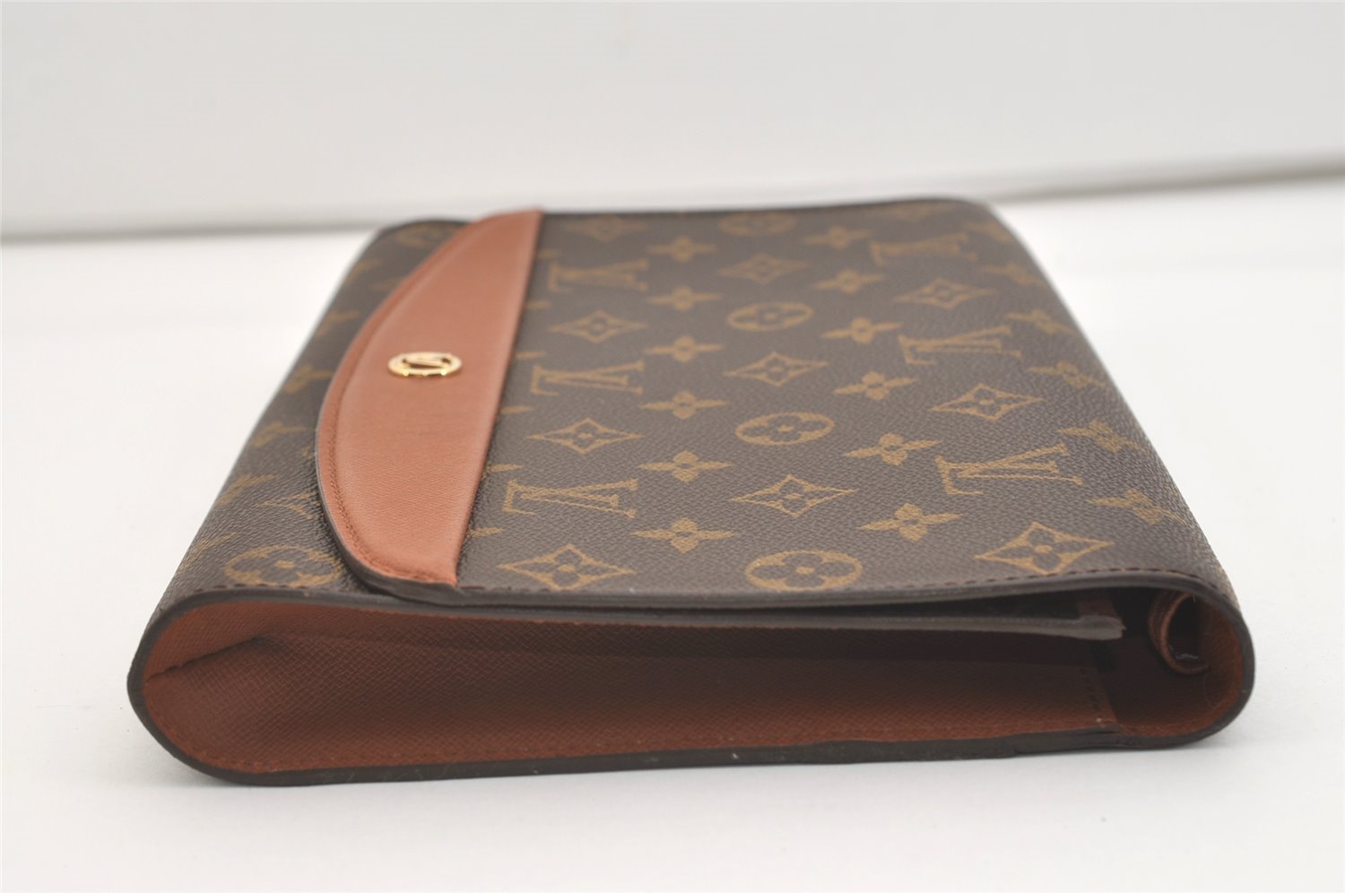 Authentic Louis Vuitton Vintage Monogram Bordeaux Clutch Bag M51797 LV 3929J