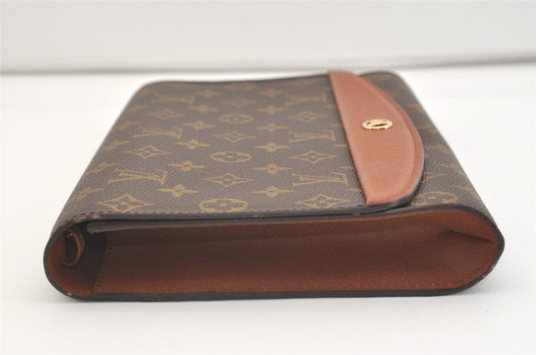 Authentic Louis Vuitton Vintage Monogram Bordeaux Clutch Bag M51797 LV 3929J