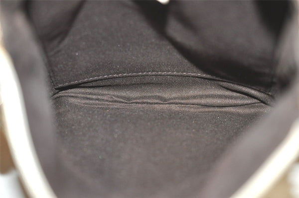 Authentic GUCCI Shoulder Cross Body Bag GG Canvas Leather 147671 Brown 3931I