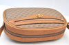 Authentic GUCCI Micro GG PVC Leather Shoulder Cross Body Bag Purse Brown 3932I