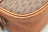 Authentic GUCCI Micro GG PVC Leather Shoulder Cross Body Bag Purse Brown 3932I