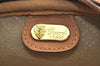 Authentic GUCCI Micro GG PVC Leather Shoulder Cross Body Bag Purse Brown 3932I