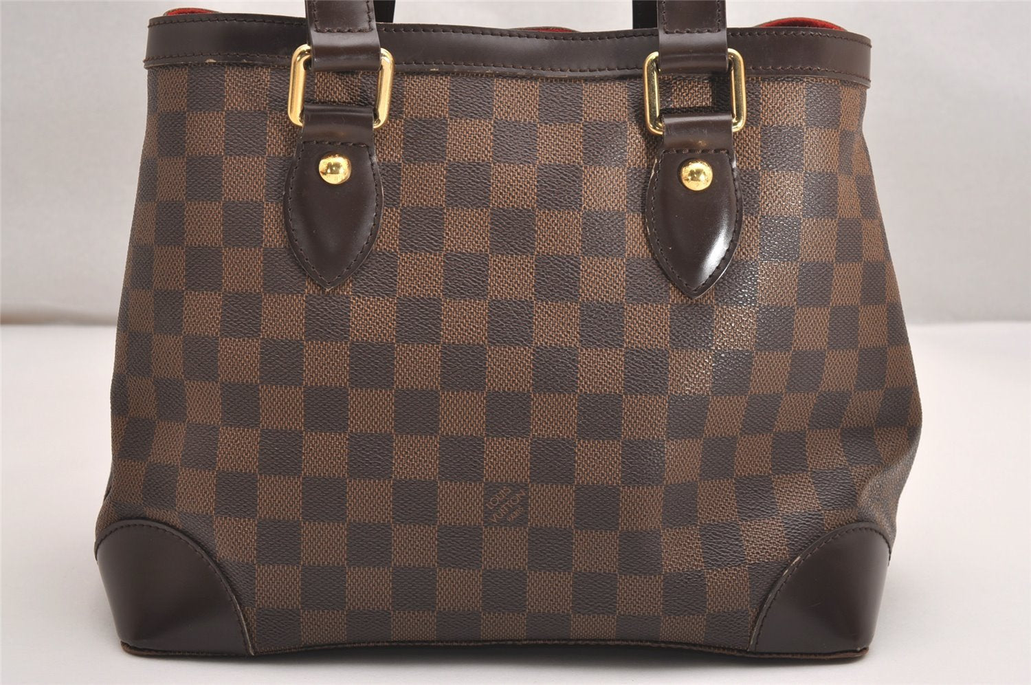 Authentic Louis Vuitton Damier Hampstead PM Shoulder Tote Bag N51205 LV 3932J