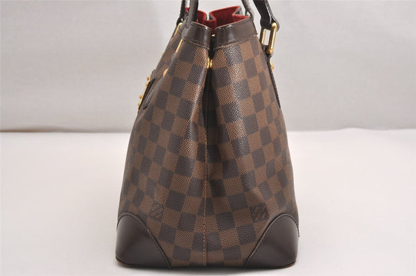 Authentic Louis Vuitton Damier Hampstead PM Shoulder Tote Bag N51205 LV 3932J
